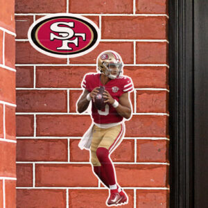 Fathead Trey Lance San Francisco 49ers Alumigraphic Outdoor Die-Cut Decal