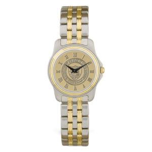 Women's Gold/Silver Wittenberg University Tigers Two-Tone Medallion Wristwatch