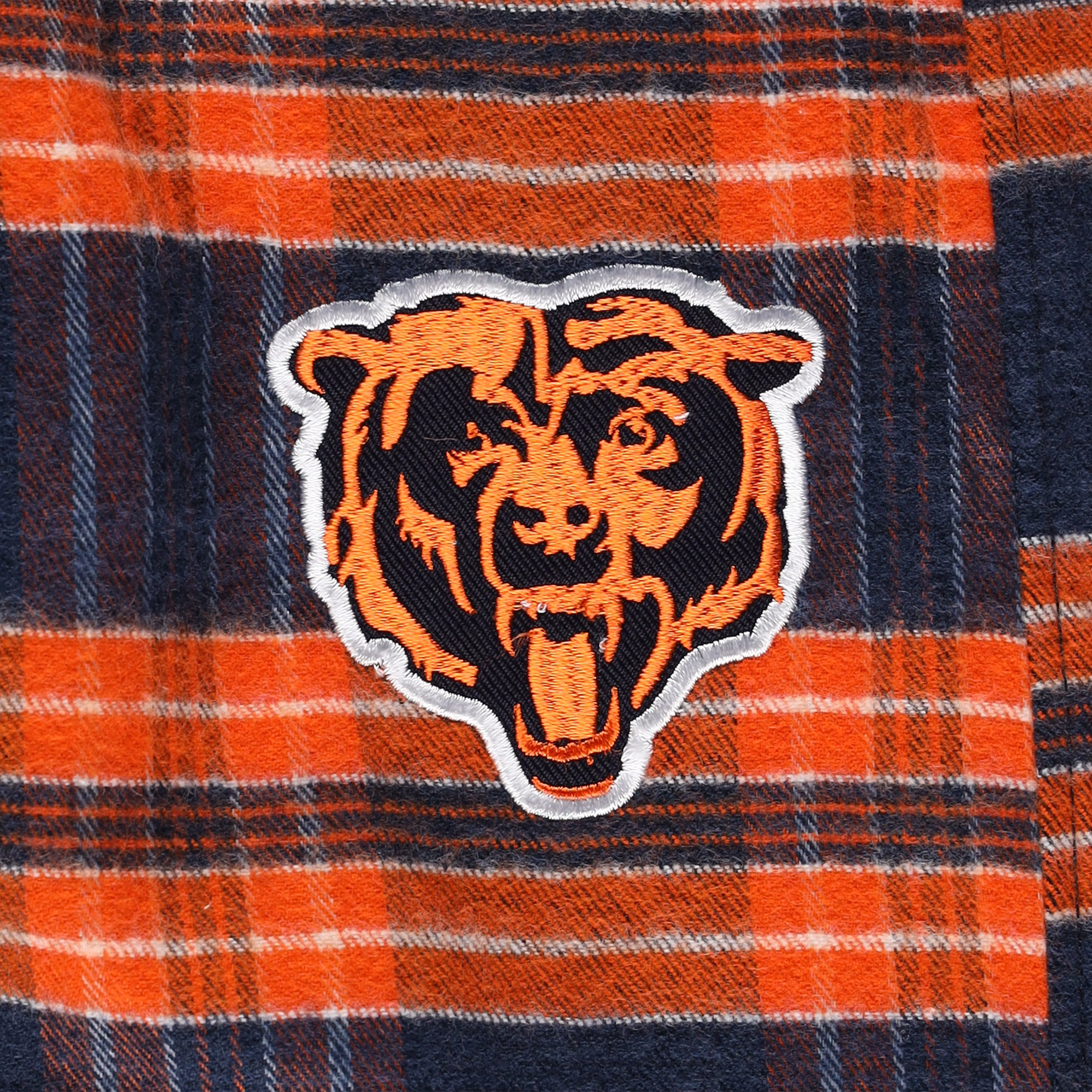 Women's Concepts Sport Navy/Orange Chicago Bears Plus Size Badge T-Shirt & Pants Sleep Set - Image 9