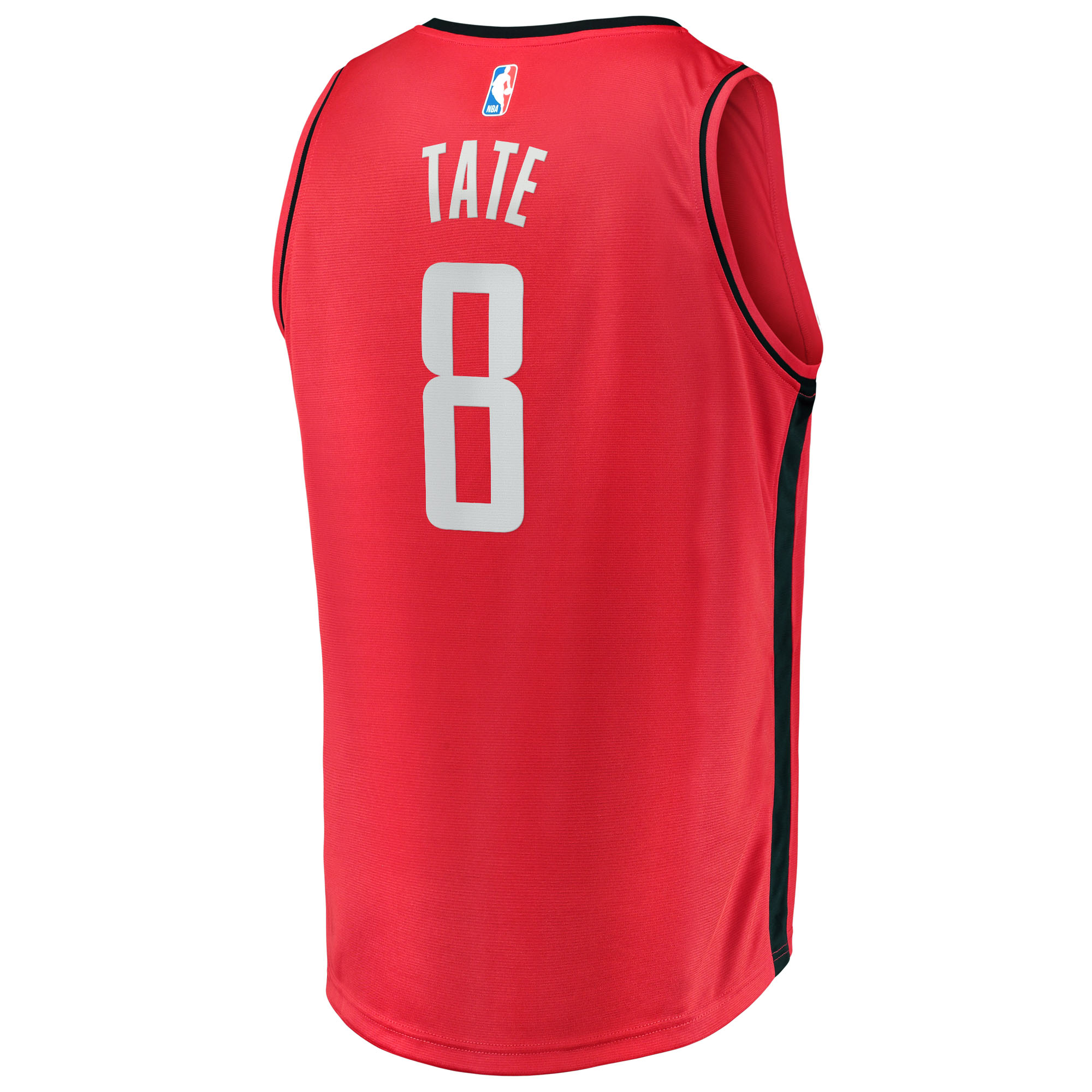 Men's Fanatics Jae'Sean Tate Red Houston Rockets Fast Break Replica Jersey - Icon Edition - Image 7