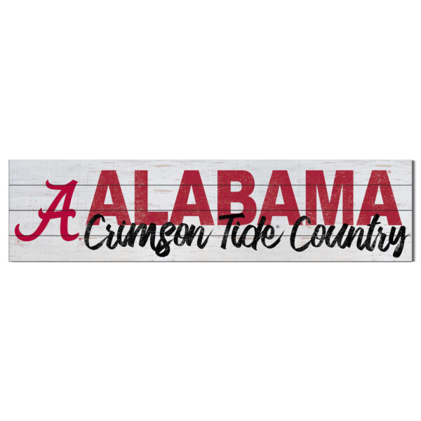 Alabama Crimson Tide 40'' x 10'' Logo Sign