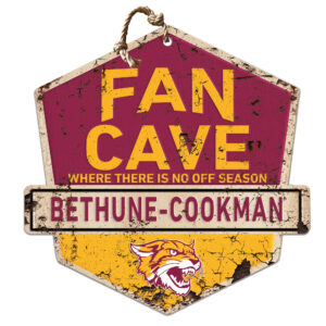 Bethune-Cookman Wildcats Fan Cave Badge Sign