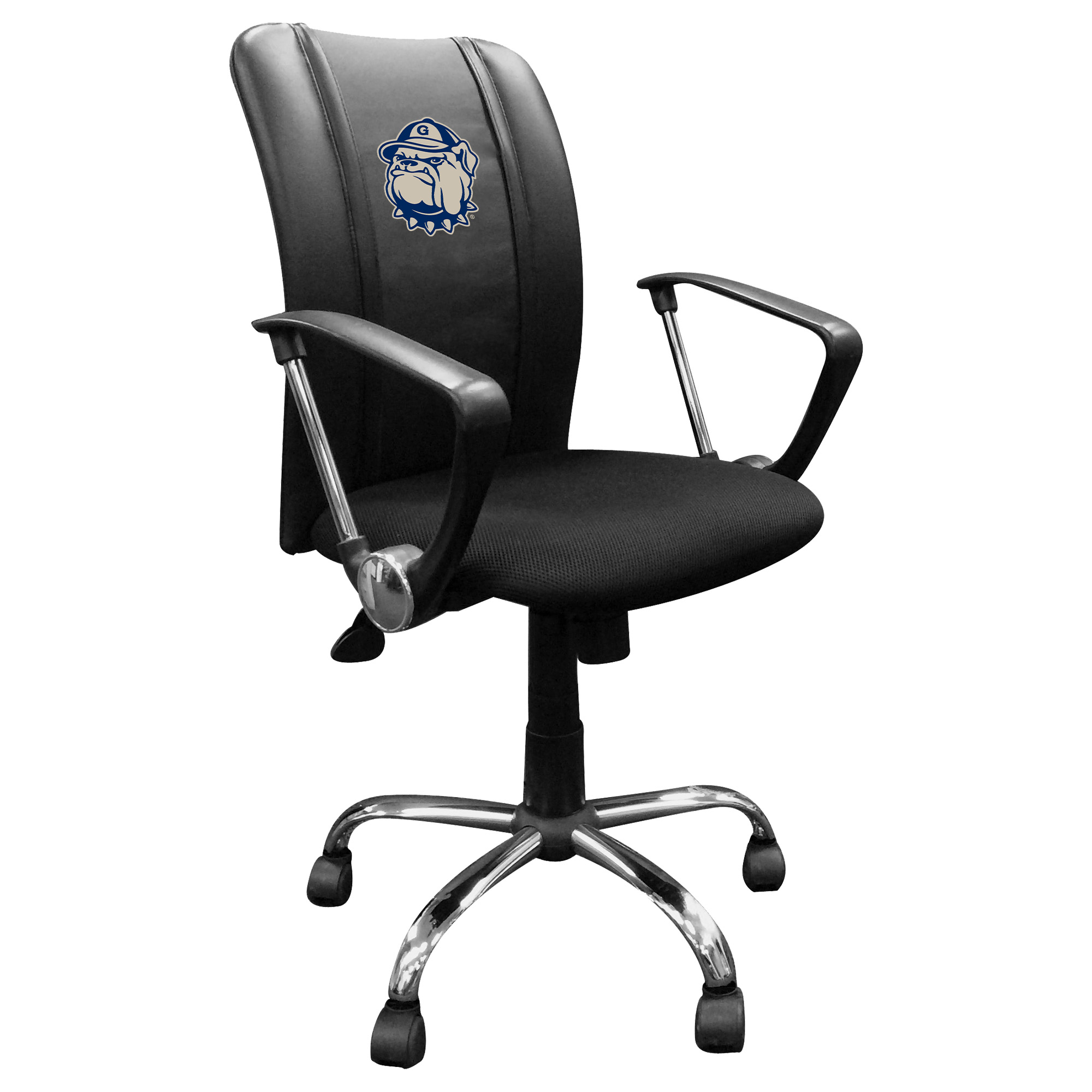 Black Georgetown Hoyas Logo Curve Task Chair