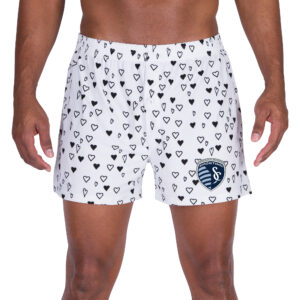 Men's Concepts Sport White Sporting Kansas City Epiphany All Over Print Knit Boxers