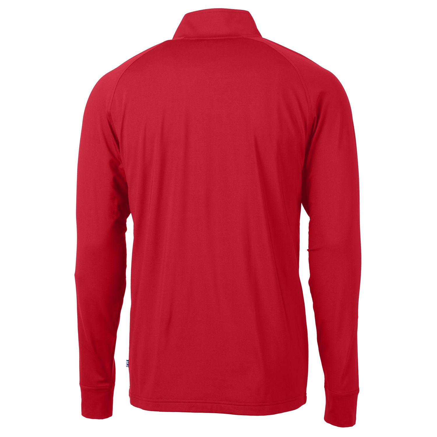 Men's Cutter & Buck Red New York Giants Big & Tall Adapt Eco Knit Stretch Recycled Quarter-Zip Pullover Top - Image 7