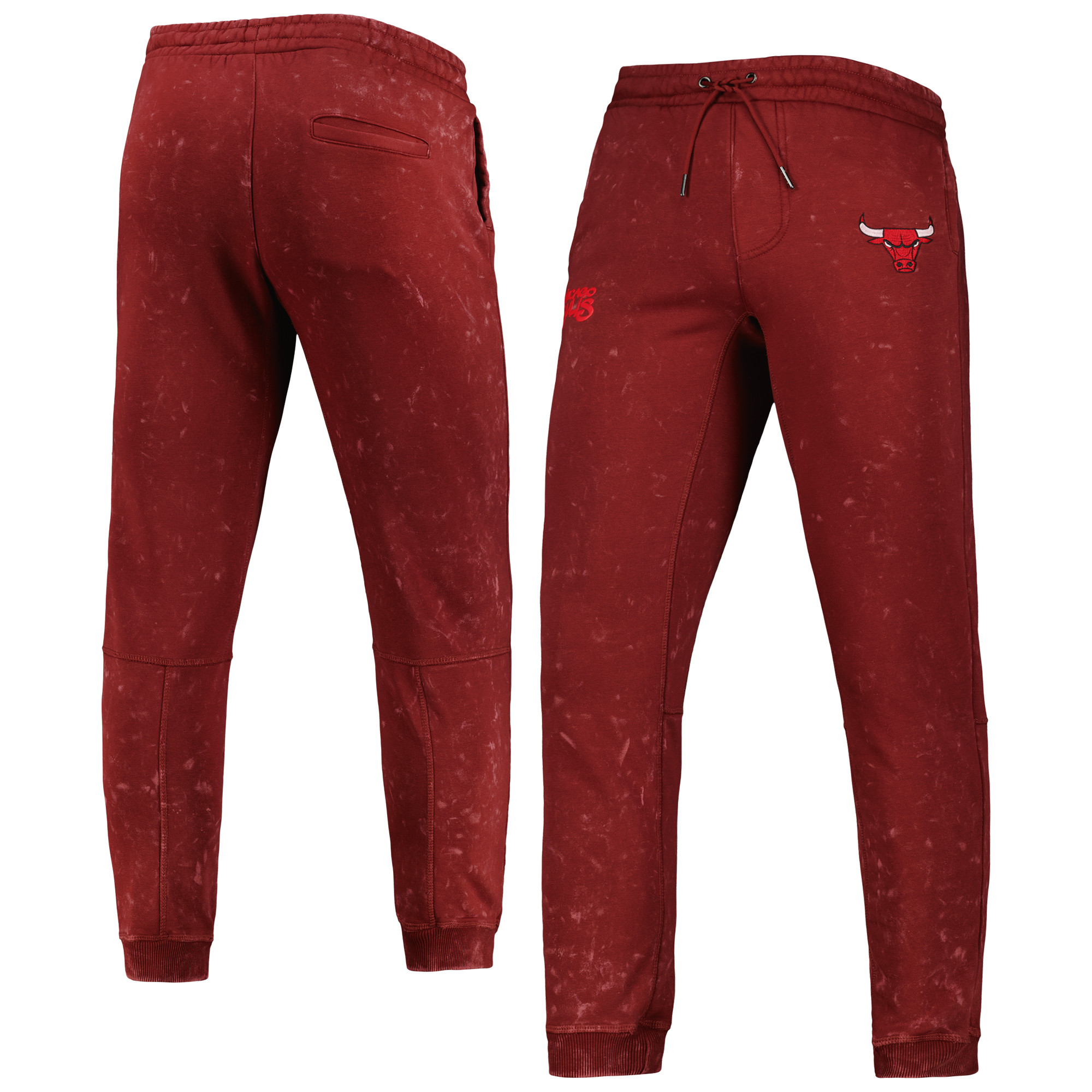 Unisex The Wild Collective Red Chicago Bulls Acid Tonal Jogger Pants - Image 5