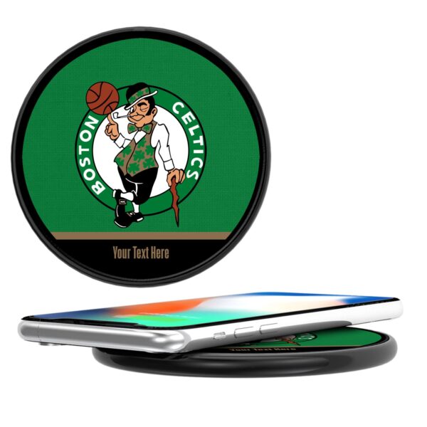 Boston Celtics Personalized 10-Watt Wireless Phone Charger