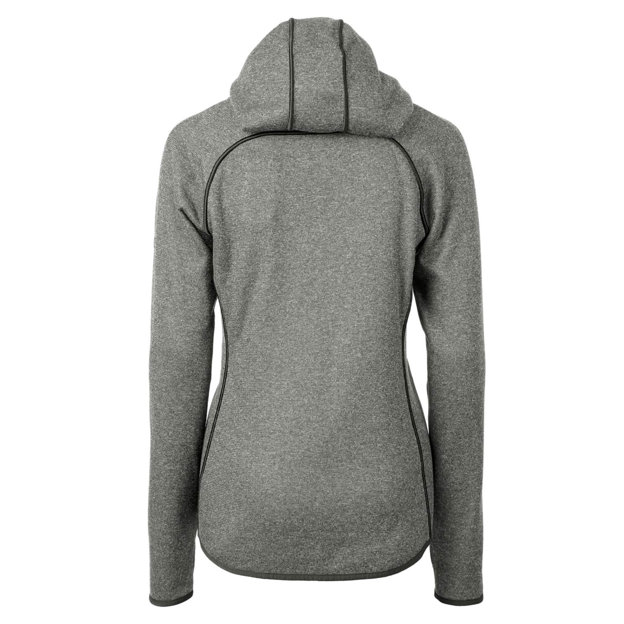 Women's Cutter & Buck Heather Gray New York Giants Throwback Logo Mainsail Full-Zip Jacket - Image 4