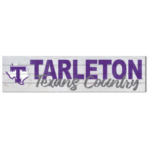 Tarleton State Texans 40'' x 10'' Logo Sign