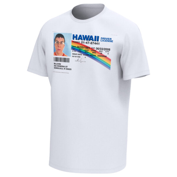 Men's White Superbad License T-Shirt - Image 9