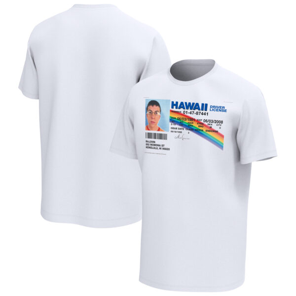 Men's White Superbad License T-Shirt