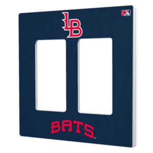 Keyscaper  Louisville Bats Double Rocker Light Switch Plate