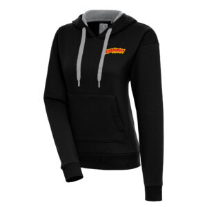 Women's Antigua  Black Hulk Hogan Victory Pullover Hoodie