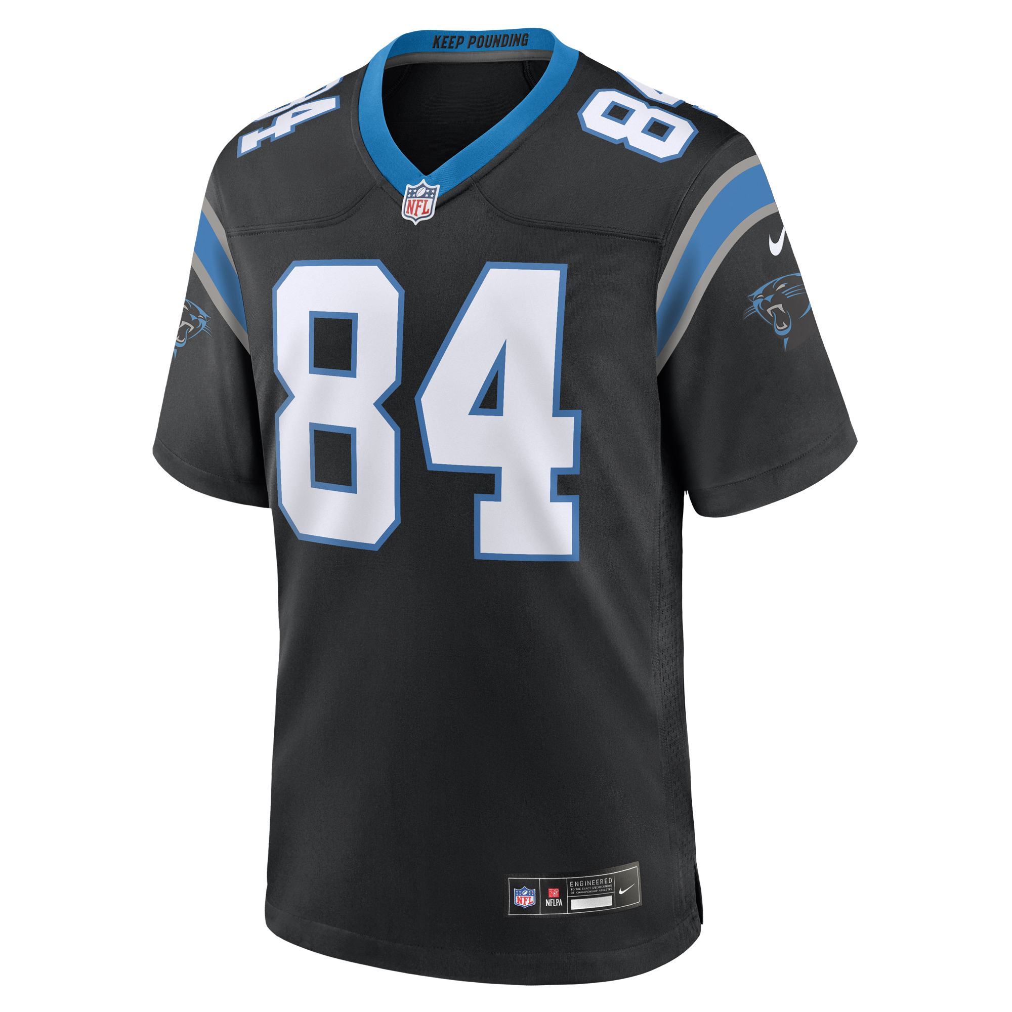 Men's Nike Stephen Sullivan Black Carolina Panthers Team Game Jersey - Image 6