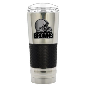 Cleveland Browns 24oz. Stealth Legacy Chrome Draft Tumbler