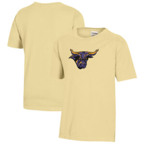 Youth  Yellow Minnesota State University, Mankato Logo Comfort Wash T-Shirt