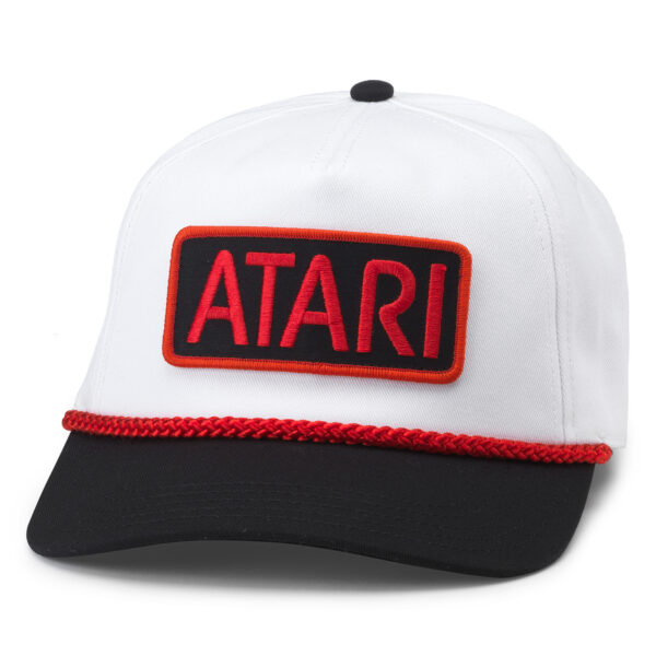 Unisex American Needle White/Black Atari Roscoe Adjustable Hat