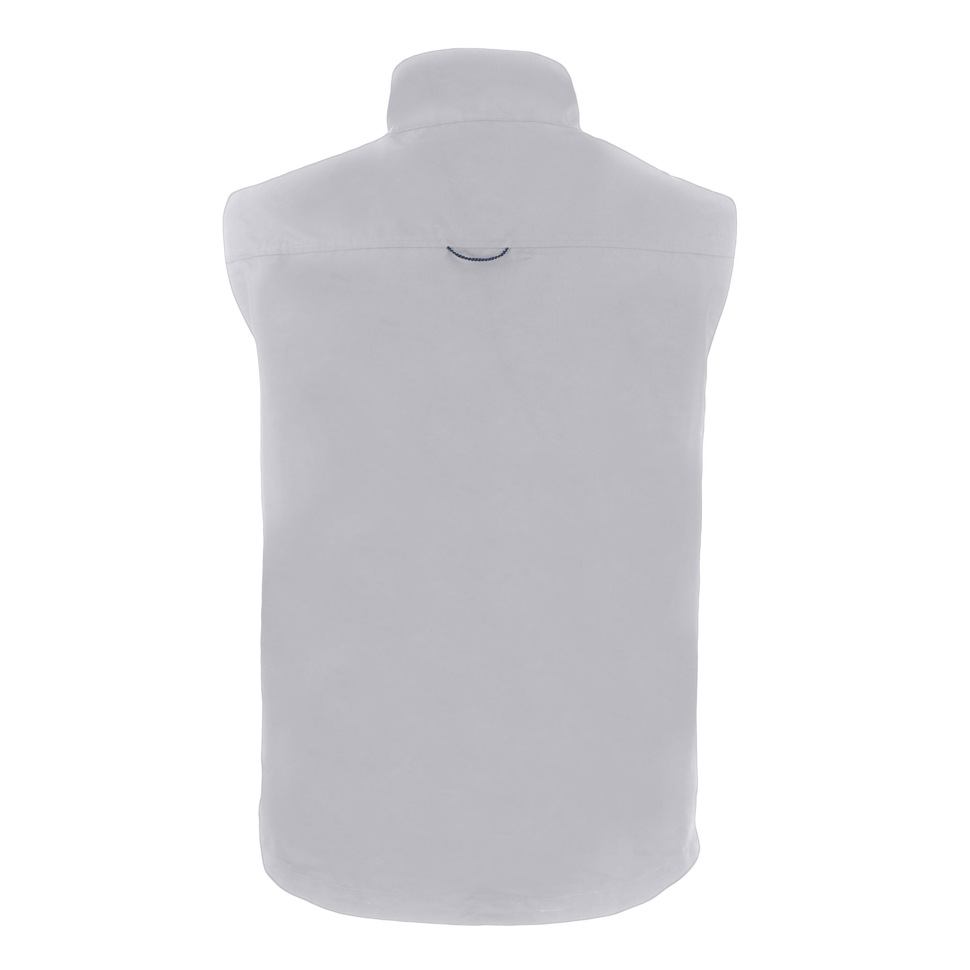 Men's Cutter & Buck Gray Houston Oilers Throwback Charter Eco Recycled Full-Zip Vest - Image 7