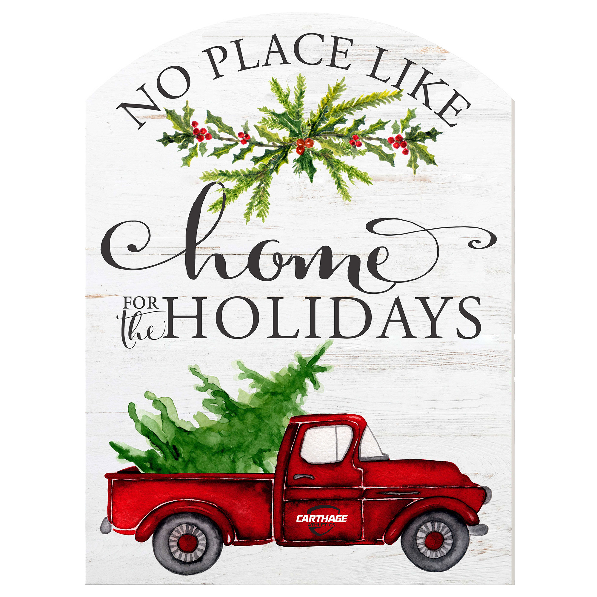 Carthage Firebirds 16'' x 22'' Holiday Marquee Sign