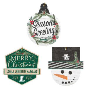 Loyola Greyhounds Ornament Bundle