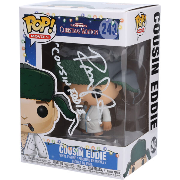 Randy Quaid National Lampoon's Christmas Vacation Autographed Cousin Eddie #243 Funko Pop! with "Cousin Eddie" Inscription - Image 4
