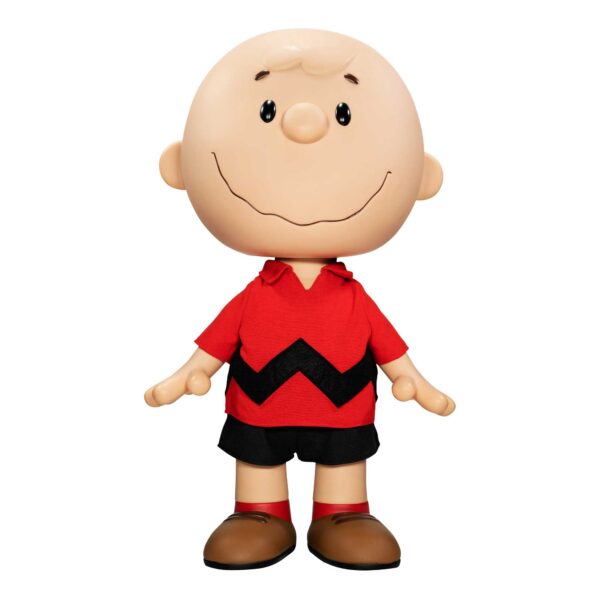 Super7 Peanuts Charlie Brown Red Shirt Supersize Vinyl Figure - Image 6