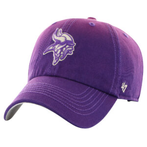 Men's '47  Purple Minnesota Vikings Dusted Relaxed Clean Up Adjustable Hat