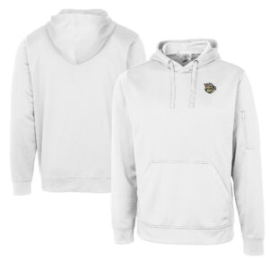Unisex Cutter & Buck White Lehigh Valley IronPigs Clique Lift Eco Performance Pullover Hoodie Sweatshirt