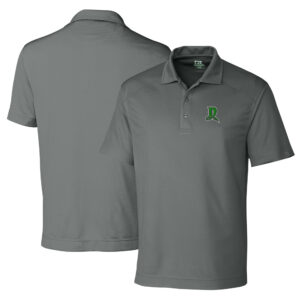 Men's Cutter & Buck Gray Dayton Dragons DryTec Genre Textured Solid Polo