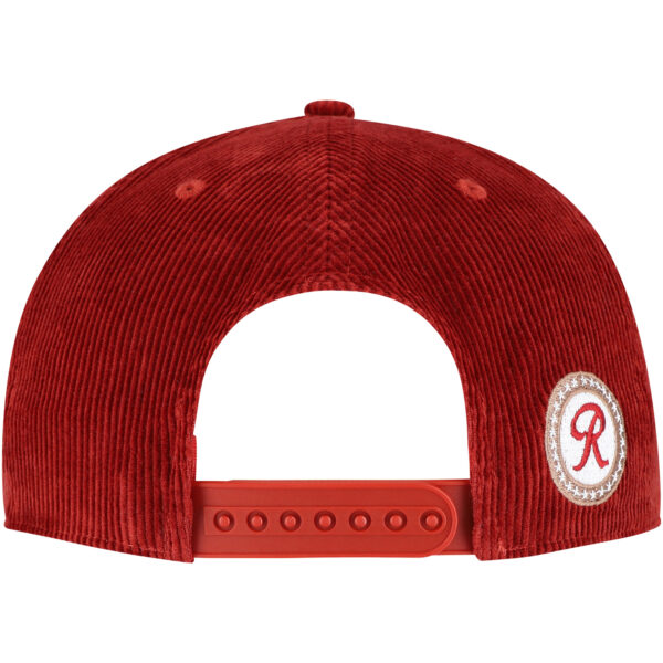 Men's Red Rainier Corduroy Rope Golf Snapback Hat - Image 13