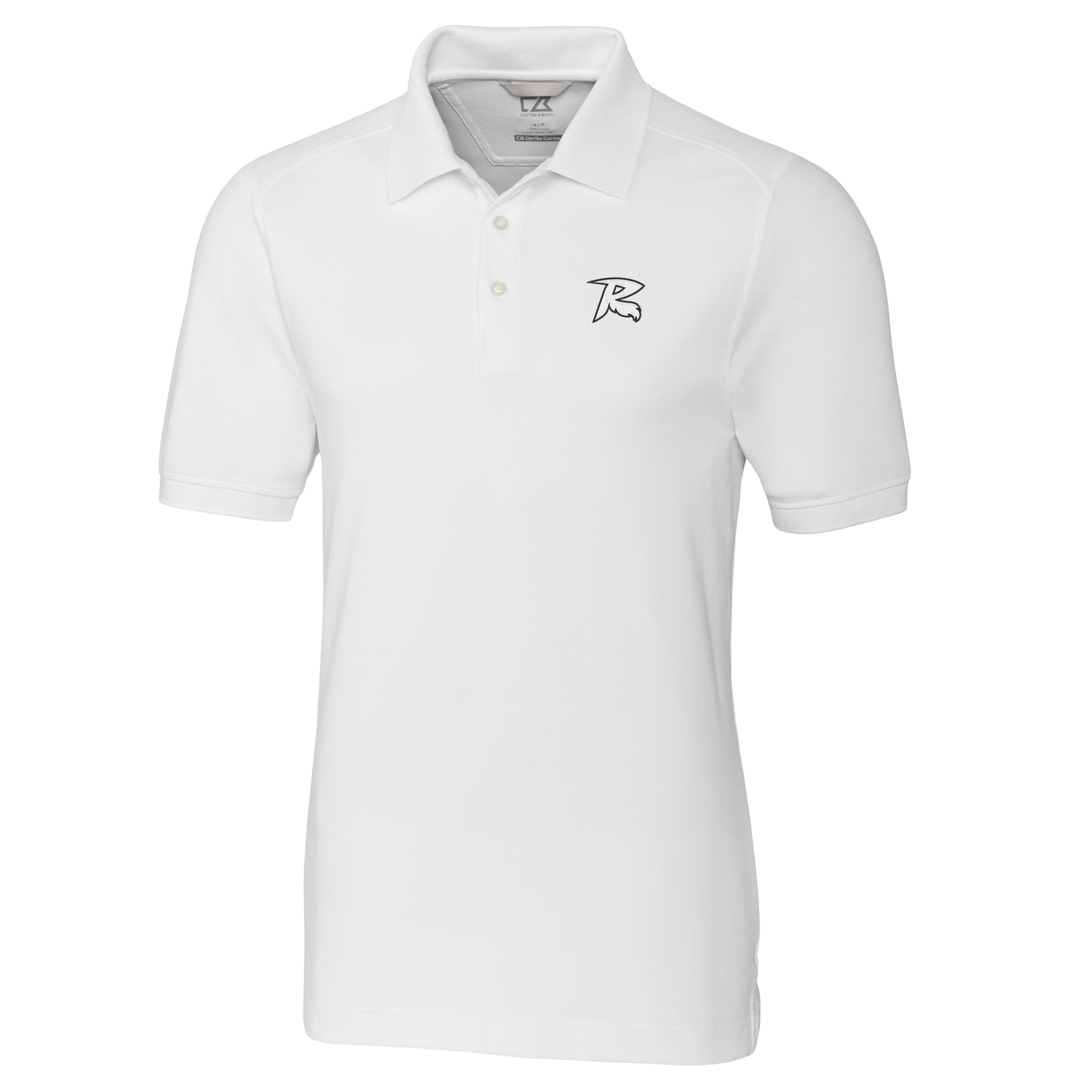 Men's Cutter & Buck White Richmond Flying Squirrels Big & Tall DryTec Advantage Tri-Blend Pique Polo - Image 3