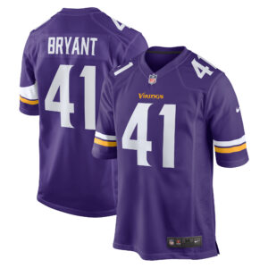 Men's Nike Austin Bryant  Purple Minnesota Vikings  Game Jersey
