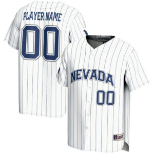 Men's GameDay Greats White Nevada Wolf Pack NIL Pick-A-Player Lightweight Baseball Jersey