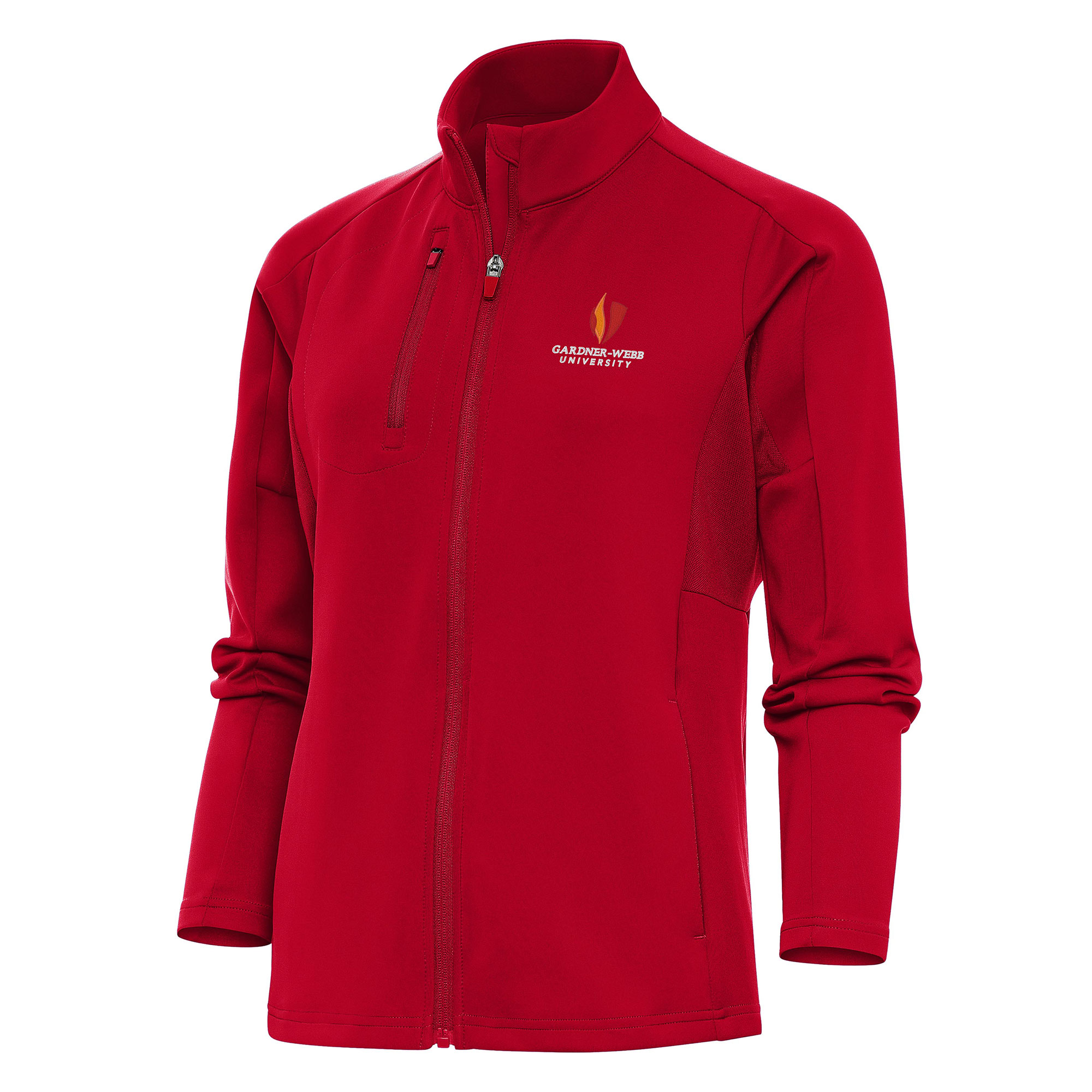 Women's Antigua Scarlet Gardner-Webb Bulldogs Generation Full-Zip Jacket