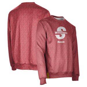 Men's ProSphere Red Cal State Stanislaus Warriors Tennis Crewneck Pullover Sweatshirt
