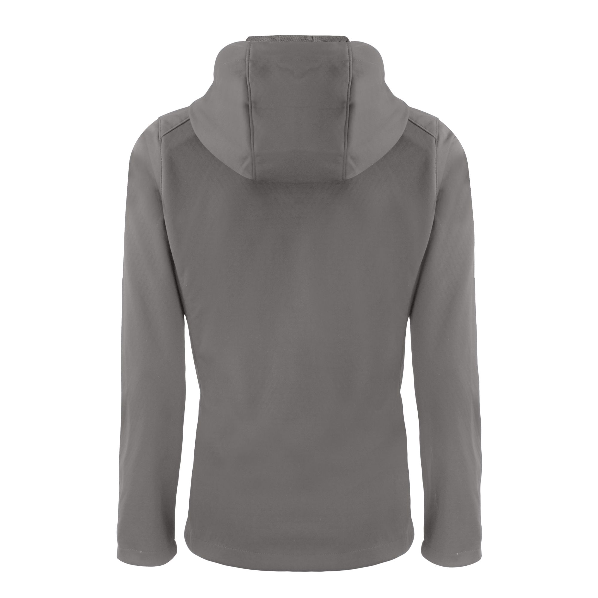 Women's Cutter & Buck Gray Oklahoma Sooners Evoke Eco Softshell Recycled Full-Zip Hooded Jacket - Image 4