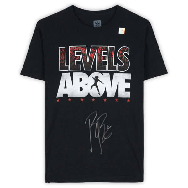 Roman Reigns WWE Autographed Levels Above T-Shirt - Image 7