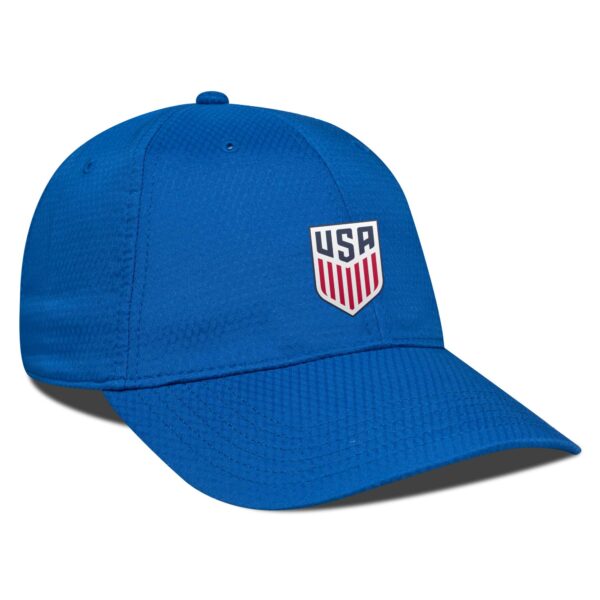 Men's Levelwear Royal USMNT Matrix Patch Adjustable Hat - Image 8