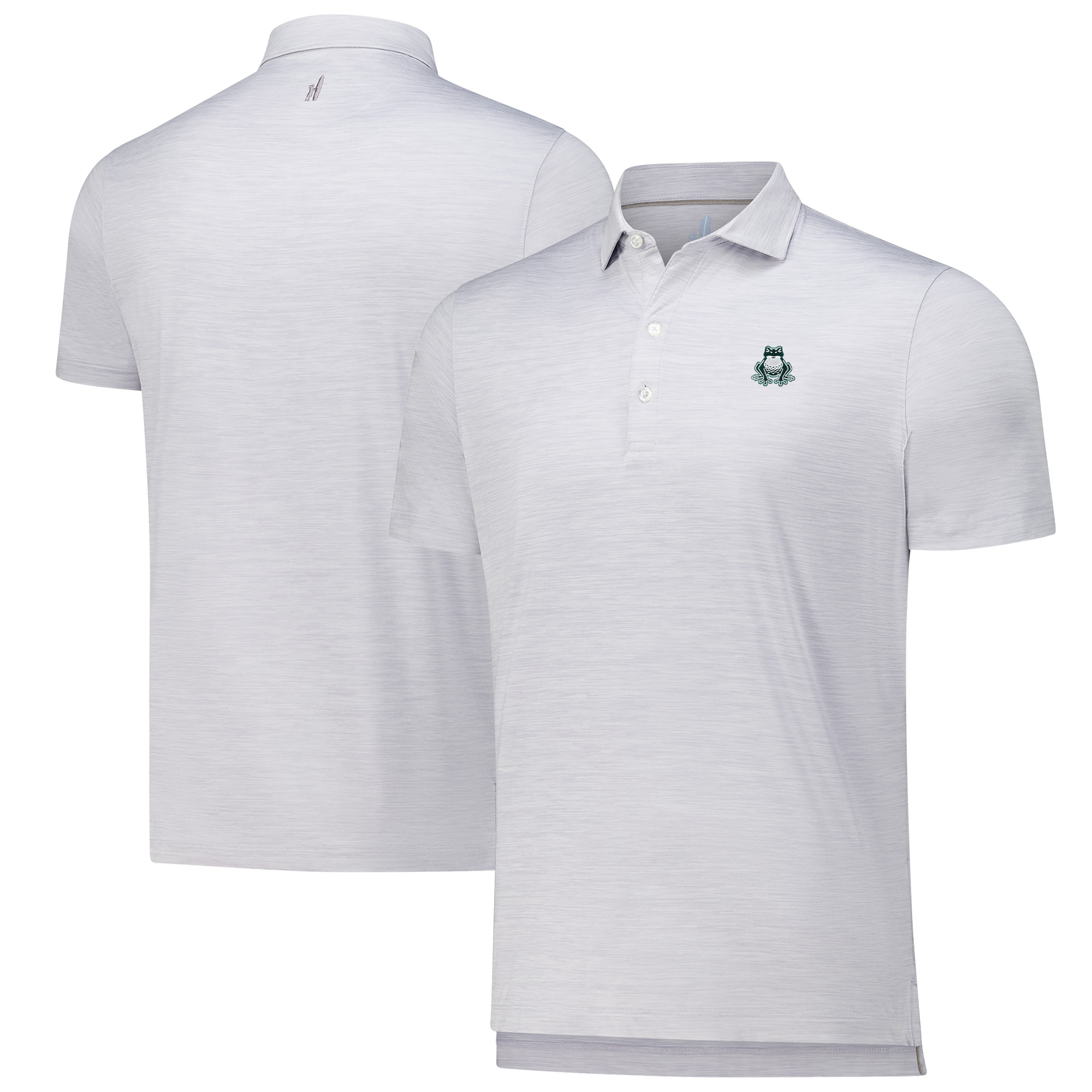 Men's Cutter & Buck White Philadelphia Phillies Big & Tall Americana Advantage Eco Pique DryTec Tri-Blend Long Sleeve Polo - Image 2