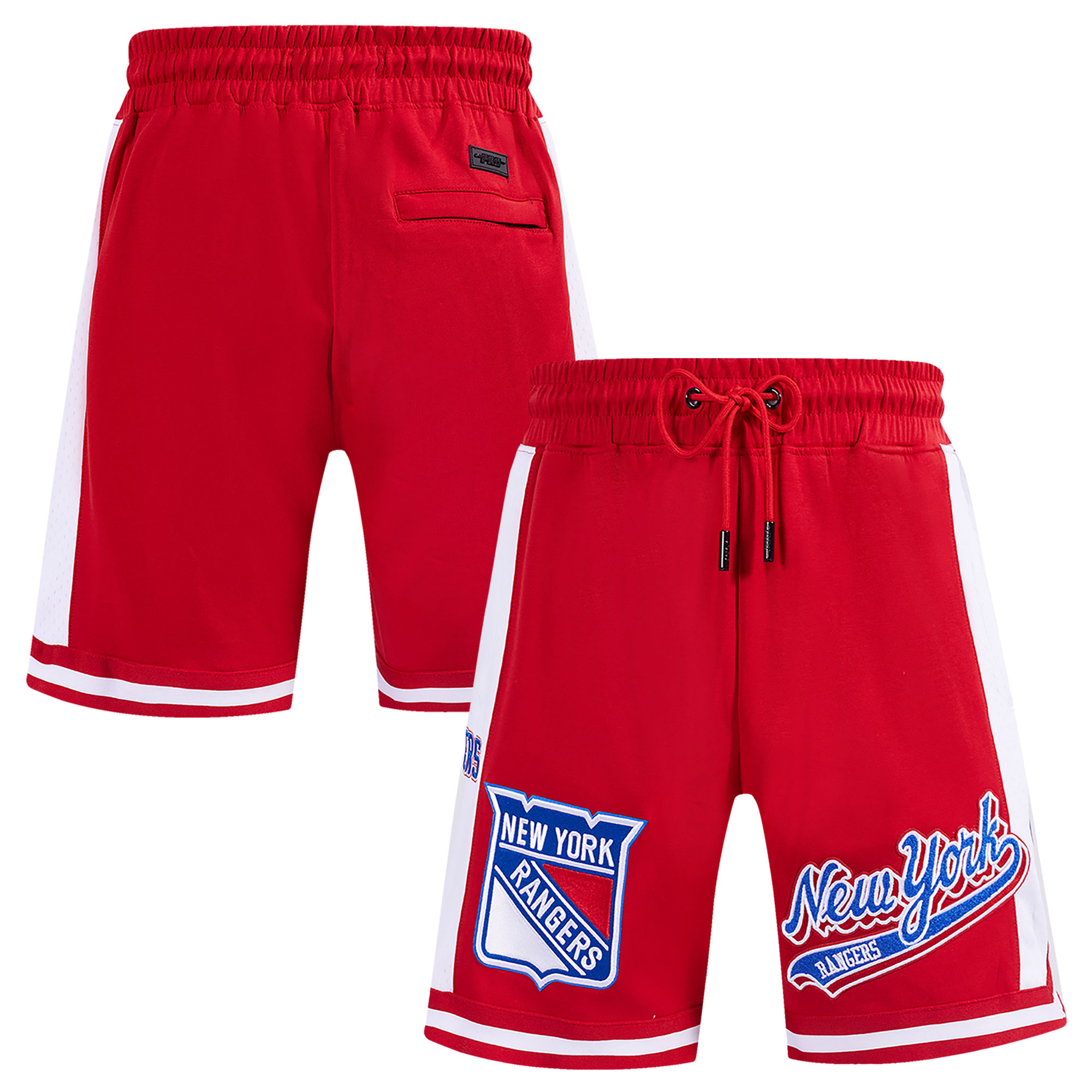 Men's Pro Standard Red New York Rangers Script Tail 2.0 Shorts