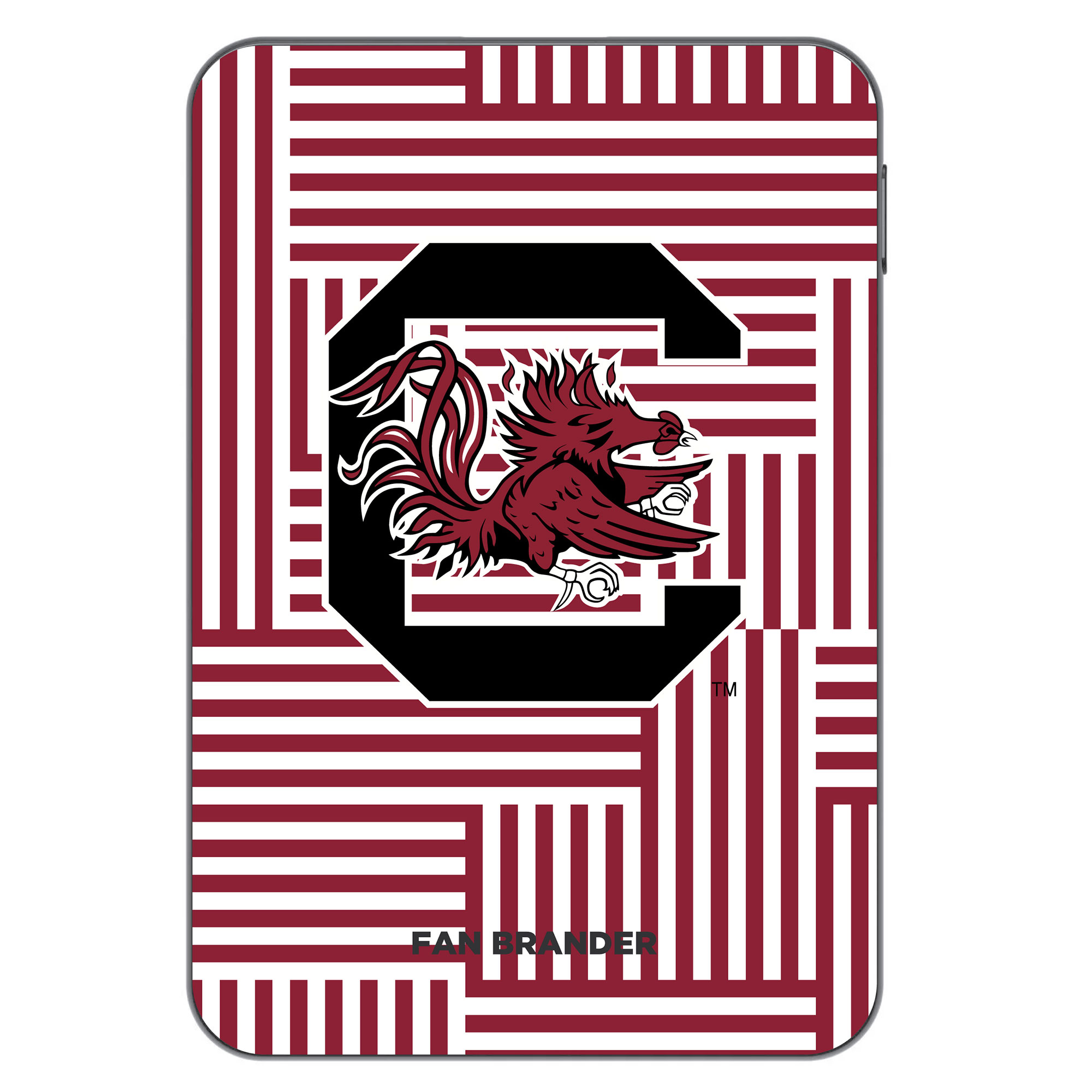 OtterBox South Carolina Gamecocks 5,000 mAh Geometric Lines Mobile Charging Kit