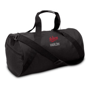 Youth Black Indiana Hoosiers Personalized Duffel Bag