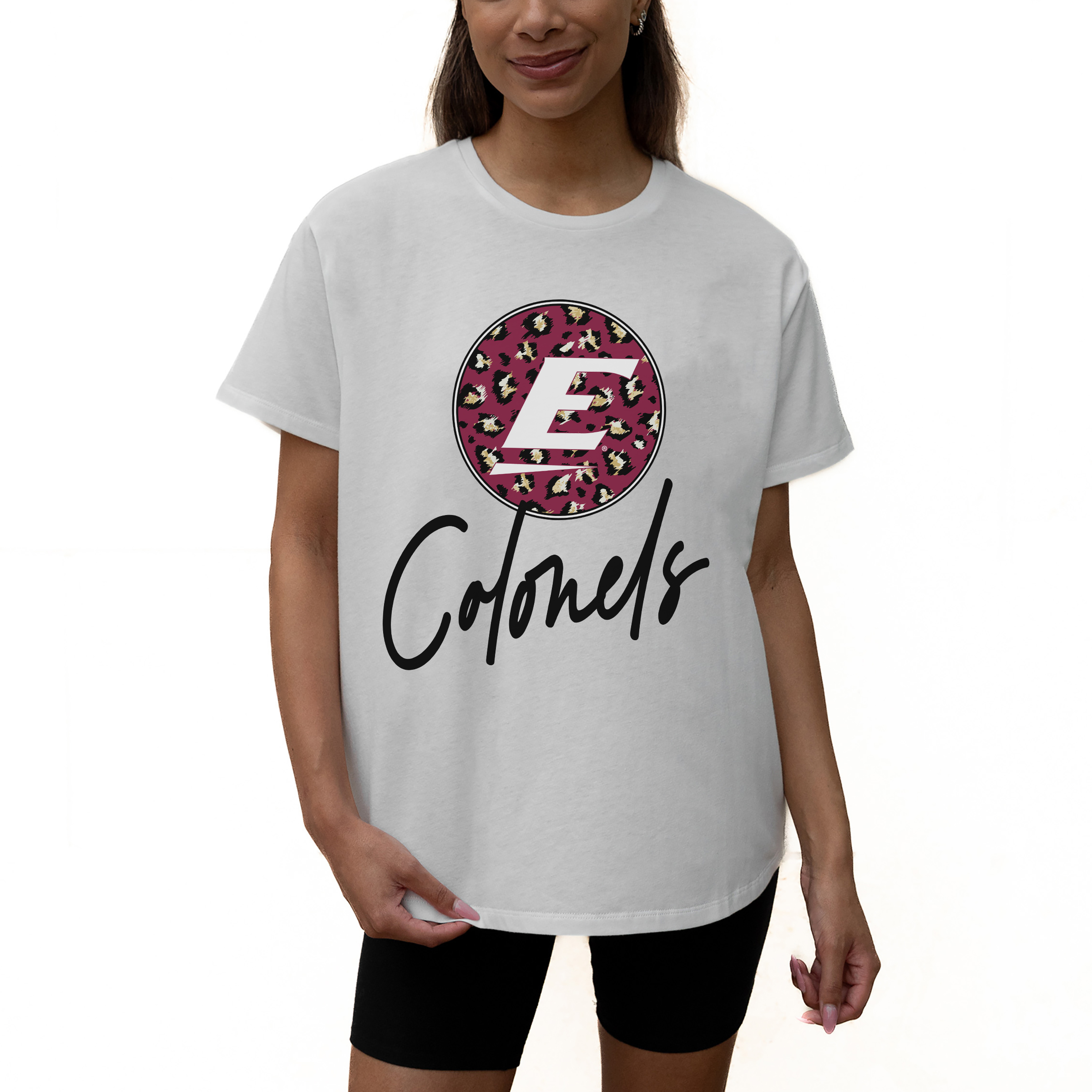 Women's Gameday Couture White Eastern Kentucky Colonels Wild Expectations Tri-Blend Flowy T-Shirt