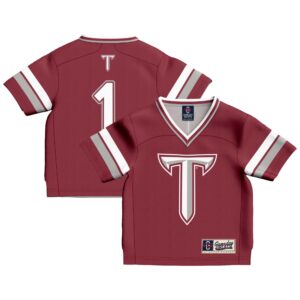 Infant GameDay Greats #1 Cardinal Troy University Trojans Lightweight Collegiate Football Fashion Jersey