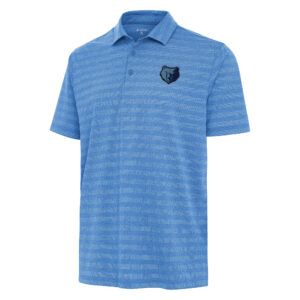 Men's Antigua  Heather Powder Blue Memphis Grizzlies Urge Polo