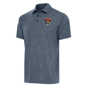 Men's Antigua  Heather Navy Florida Panthers Big & Tall Par 3 Polo