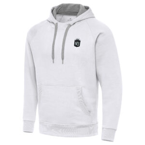 Men's Antigua White NJ/NY Gotham FC Victory Pullover Hoodie