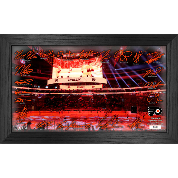 Highland Mint  Philadelphia Flyers 2024-2025 Signature Rink Print