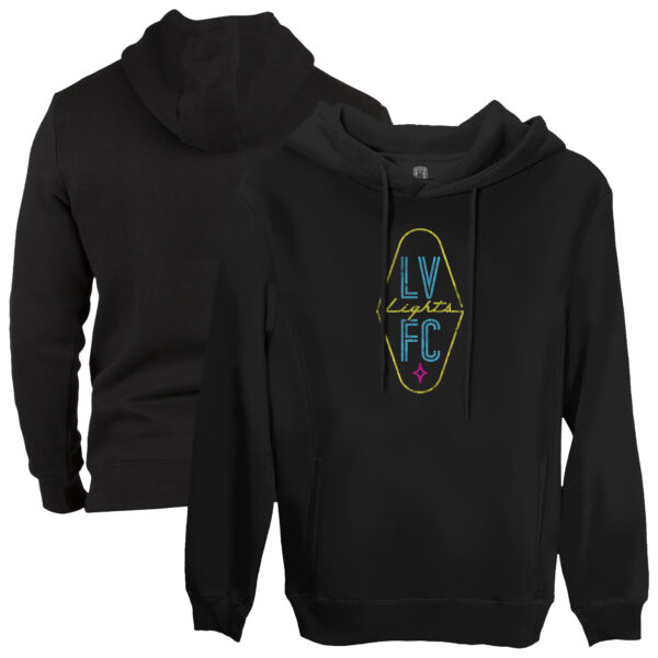 Men's 1863FC Black Las Vegas Lights FC Color Badge Fleece Pullover Hoodie
