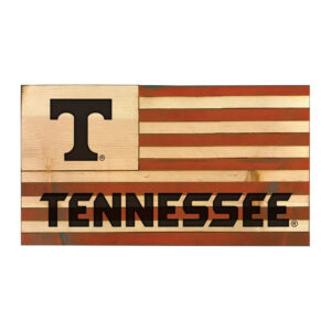Tennessee Volunteers 20'' x 36'' Etched Wood Flag